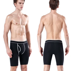 Lange Herren vordere Öffnungskästen, Baumwolle im Inneren, atmungsaktive Boxershorten, sexy gedruckte Unterhose, Herrenhöfen 12 Cueca -Verkauf von Herren mit Eröffnung vor dem Vorgang - №12