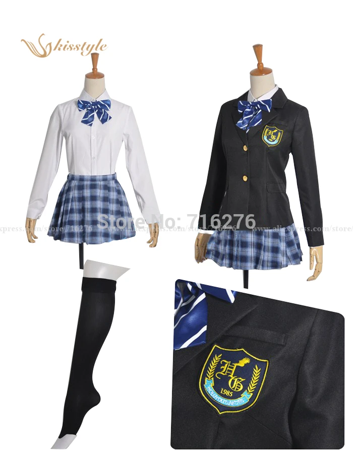 Kisstyle Fashion Anime White Album 2 Setsuna Ogiso Cloth Uniform Cosplay Costume,Any Size