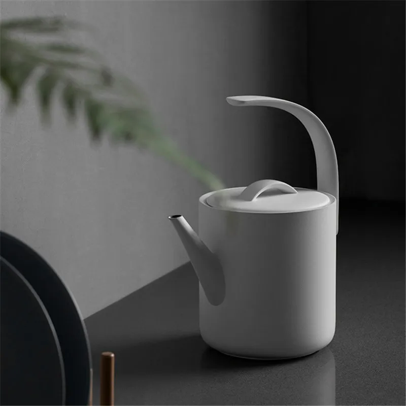 SanJie D1-Q Electric Kettle 4-6 Minutes Fast Boiling Water Heater Simple Design Stainless Steel 750ML Capacity Tea Pot