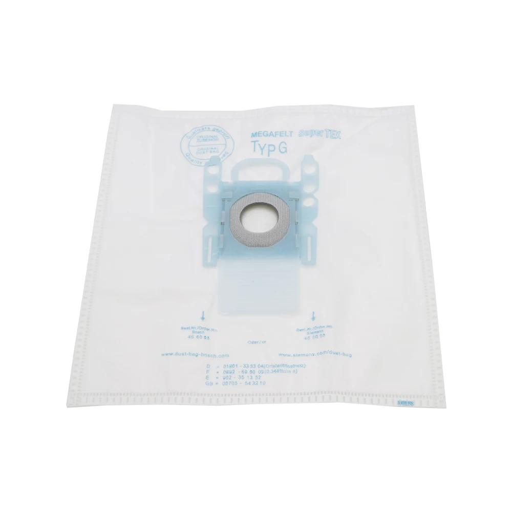 4pcs Vacuum Cleaner Dust Bag Replacement for Bosch Microfibre Type G GXXL GXL MegaAir SuperTex BBZ41FGXXL Nonoriginal