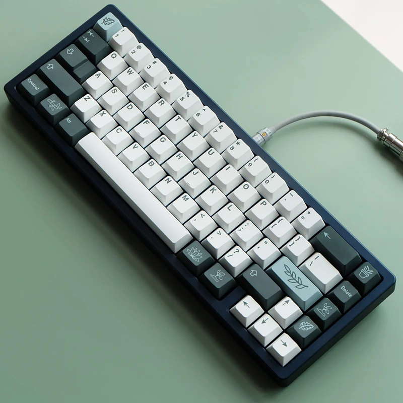 Imagem -04 - Gmk Botânica Clone Keycaps Pbt Dye Subbed Perfil Cereja Interruptor mx Teclado Mecânico Gh60 Gk61 Gk64 96