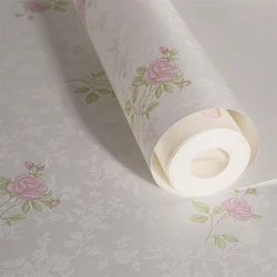 Small Flower Garden Girl Bedroom Wallpaper Warm Romantic Living Room Beauty Non-Woven Wall Paper Roll