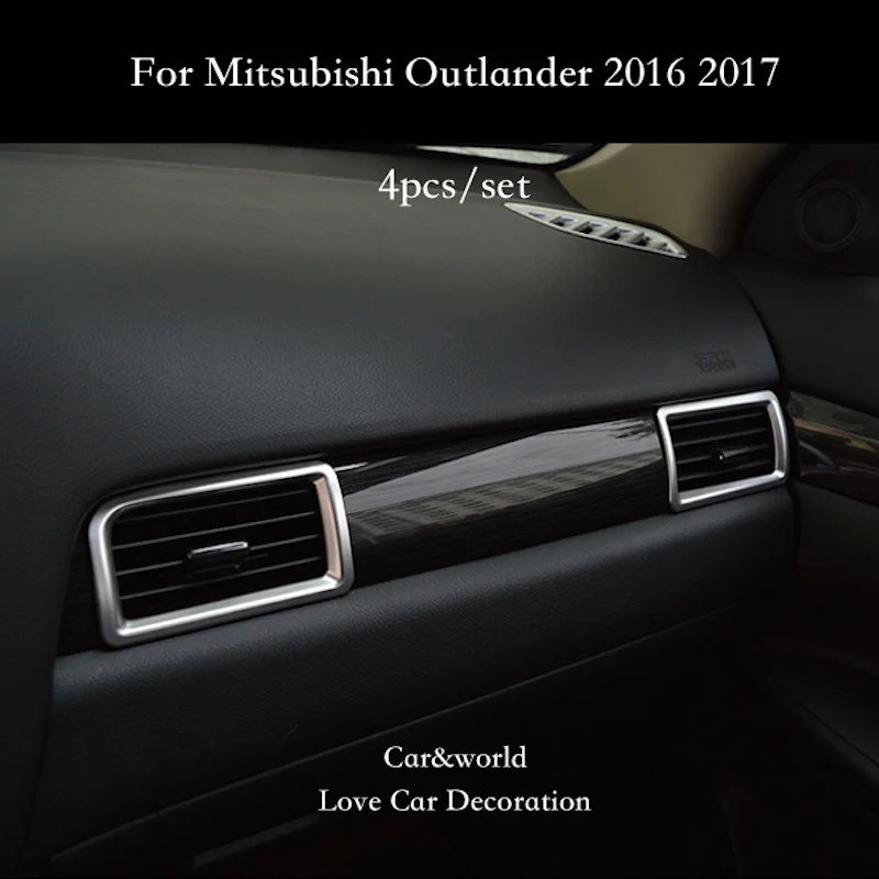 

Car-Styling Accessories For Mitsubishi Outlander 2016-2021 Console Air Conditioning Outlet Cover Trim Auto Interior Decoration