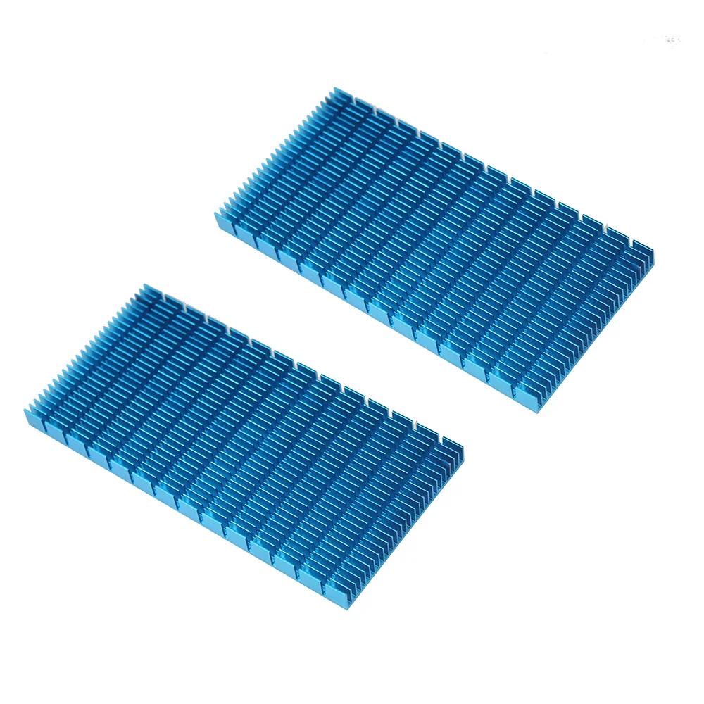 Blue Heatsink 150x74x10mm Power Amplifier Aluminum Heatsink Heat sink Radiator Module Radiator Special for Cooling