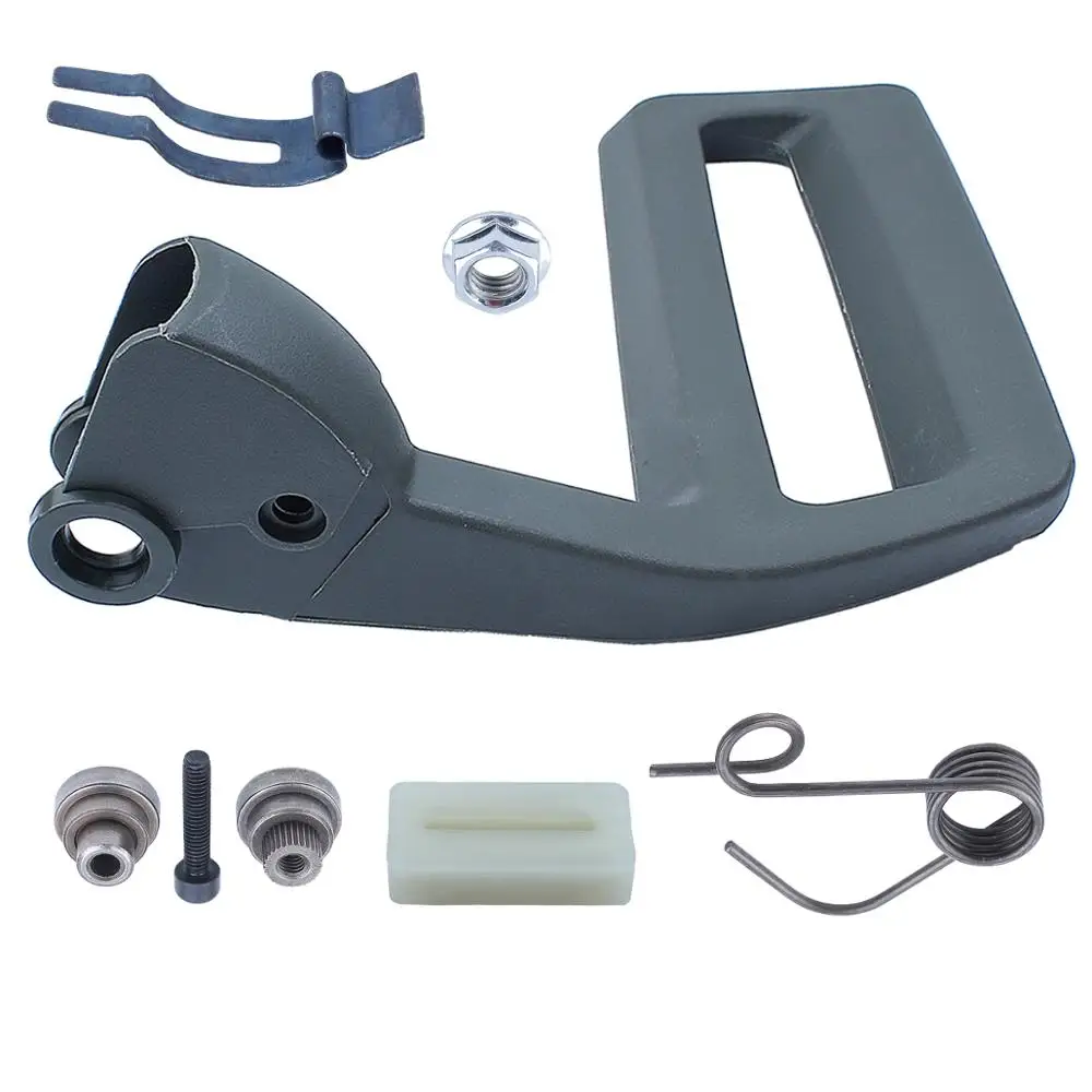 Kit de reparación de cubierta de embrague de manija de freno de cadena, buje pivotante para Husqvarna 257, 262XP, 261, 262, 254, 154, 503727401, 501875304 w