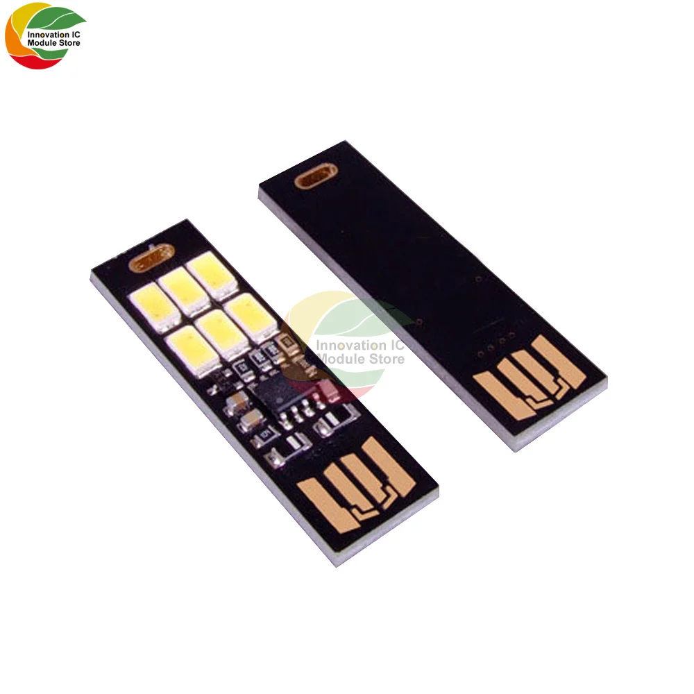 SMD 5730 USB Touch Control Light, 6 LED, Luz Regulável, Lâmpada para Banco de Potência, Computador, Laptop, Leitura, Mesa