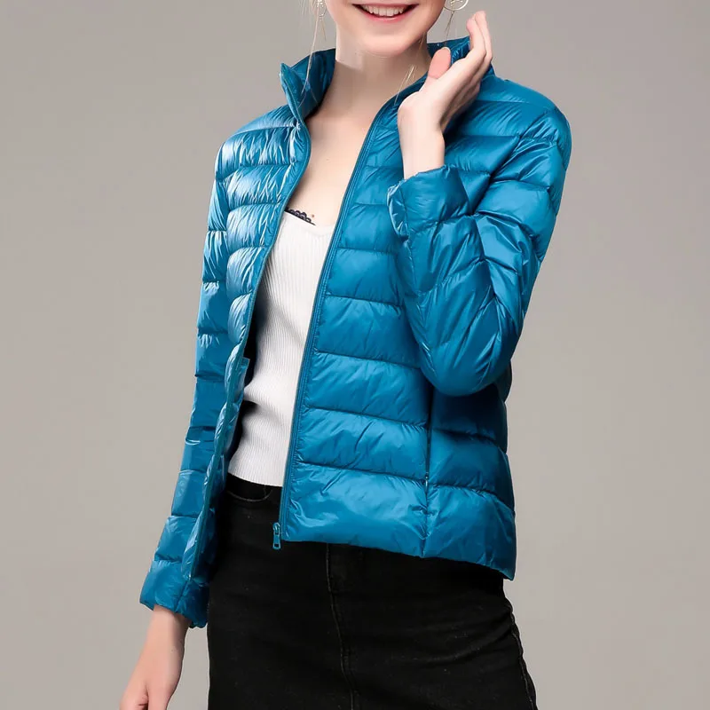 Woman Jacket Down Winter Single-breasted Hooded Warm Women Duck Down Waistcoat Puffy Padded Warm Vest Jacket 2020 Clothes