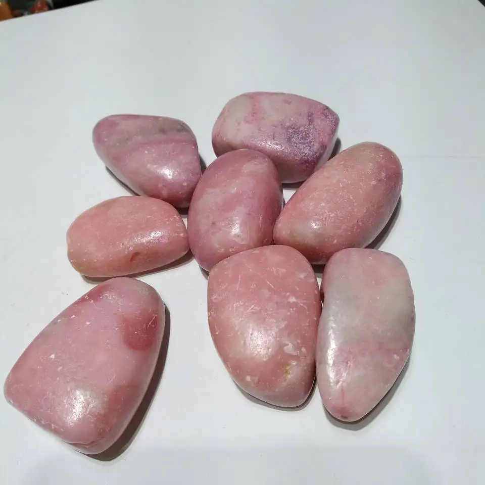 Pink bustamite Reiki Healing Power Tumbled Pebbles Stone