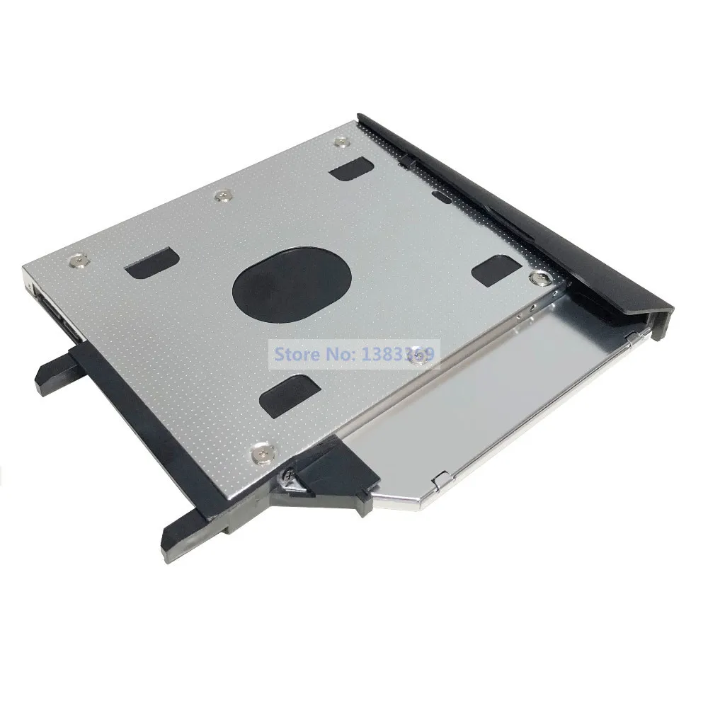 SATA 2nd Hard Drive SSD HDD Module Caddy Adapter for Lenovo IdeaPad Y400 Y400N Y410N Y410P Y430P With Bezel and Bracket