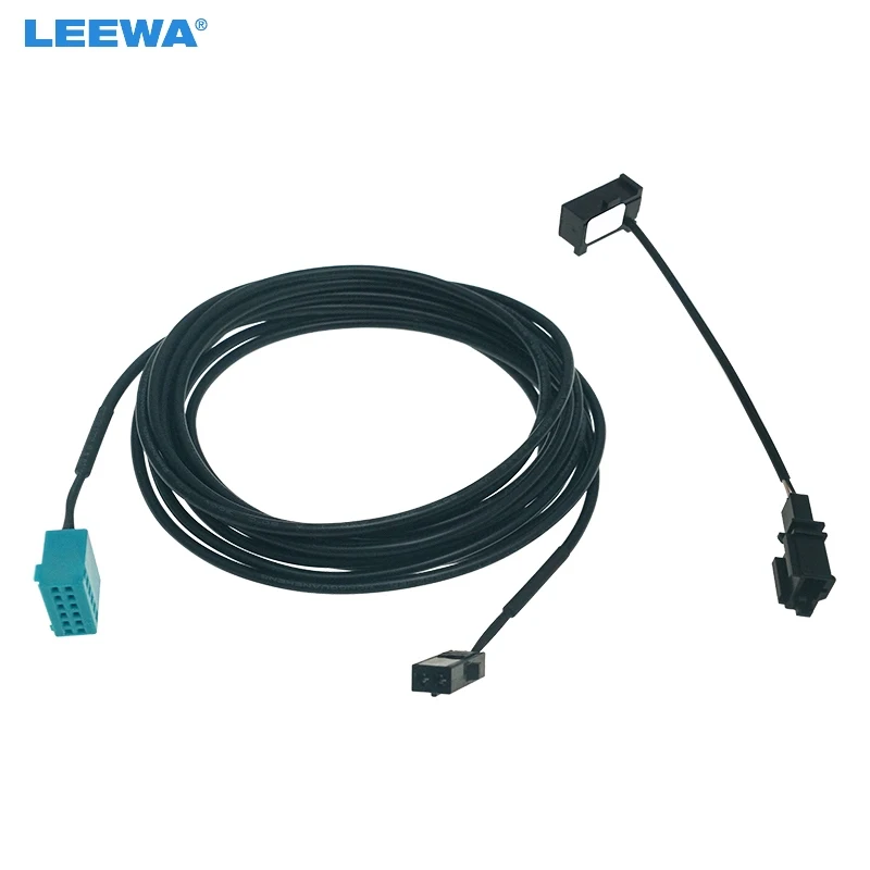 

LEEWA Car Navigation Bluetooth Microphone With Wire Harness Cable Adapter For Volkswagen 275A/276B/276D/276E MIB Head Unit
