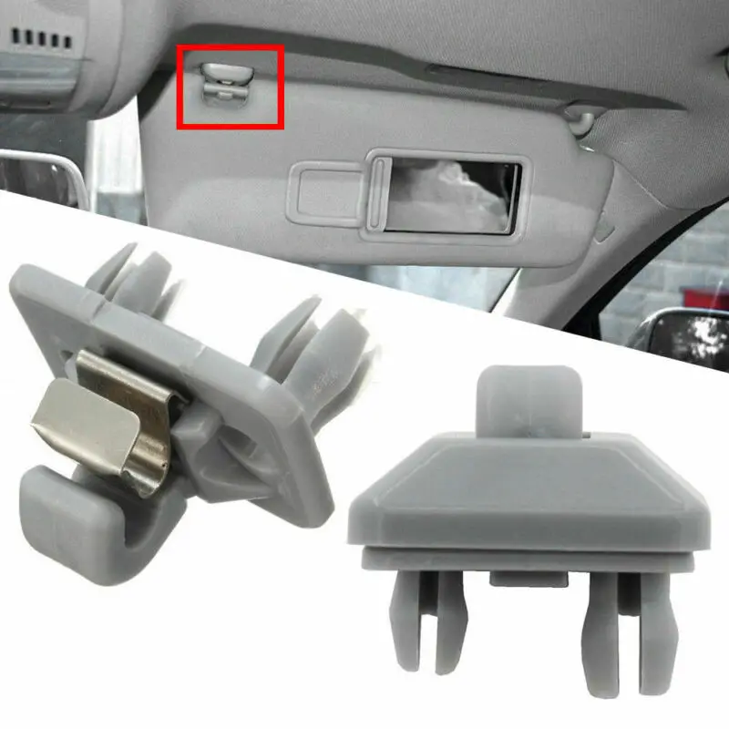 2pcs Car Sun Visor Clip 8E0857562A 8E0857561 8U0857562 For A1 A3 A4 A5 Q5 A7 B6 B7 B8 S4 S5 TT RS3 RS4 RS5 Exeo