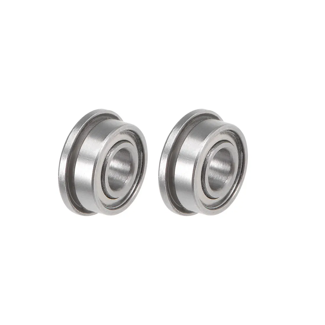 uxcell 2pcs F683ZZ Flange Ball Bearing 3x7x3mm Shielded Chrome Bearings