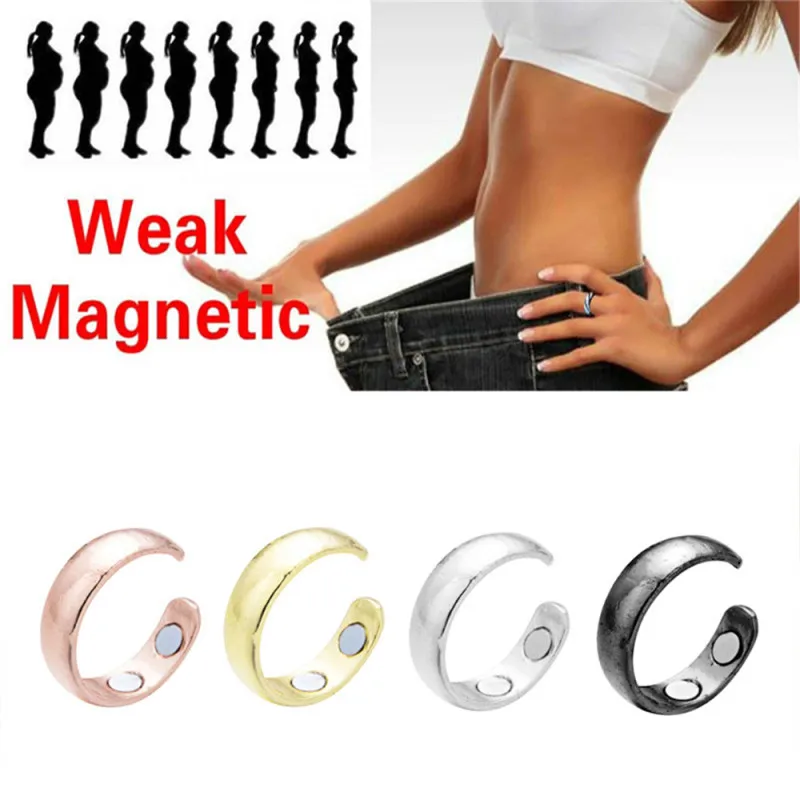 Anelli magnetici in acciaio inossidabile anello magnetico per la perdita di peso strumenti dimagranti Fitness ridurre l'anello di salute dell'anello di peso