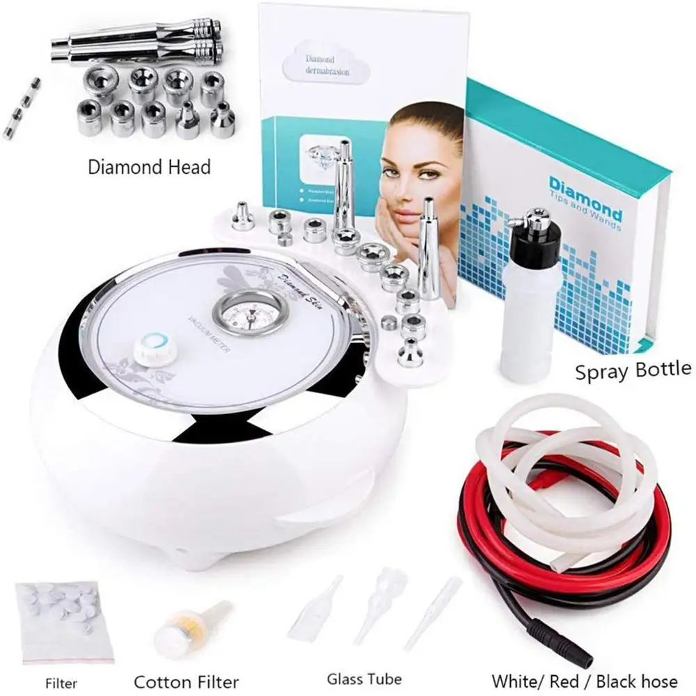 Professional Diamond Microdermabrasion Dermabrasion Machine Home Use Facial Beauty Salon Wrinkle Face Peeling Equipment