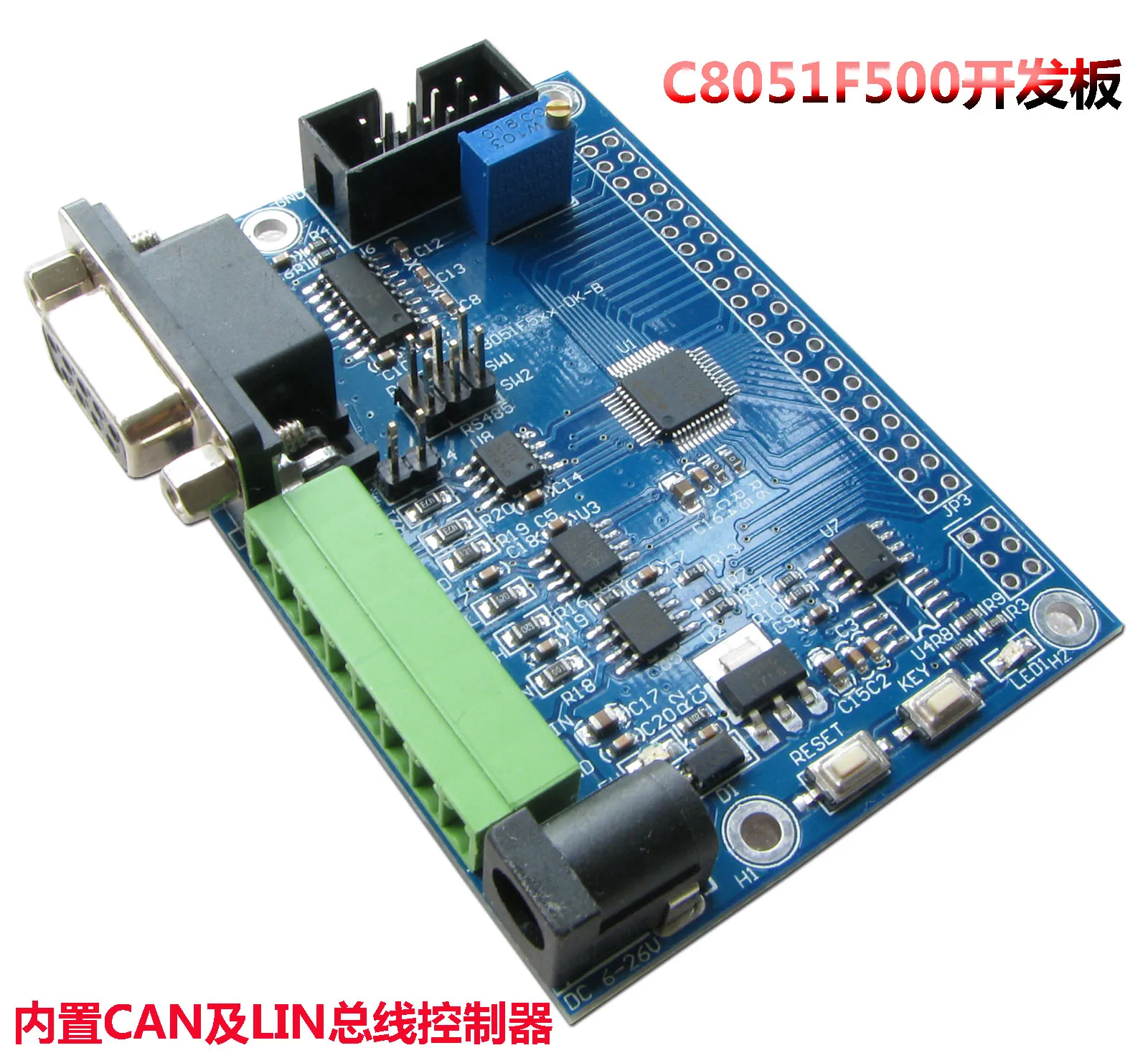 

51 Development Board Can Development Board Lin Development Board C8051f500 Development Board Can Bootloader