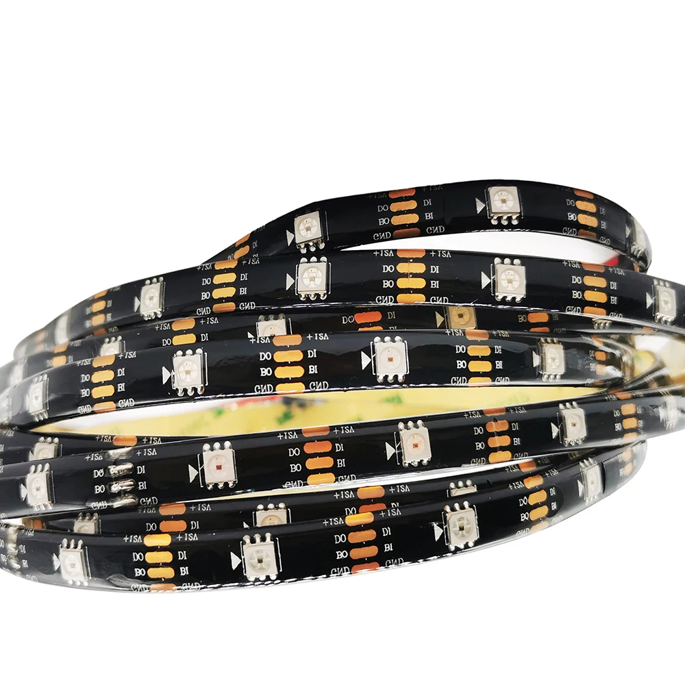 WS2815 (WS2812b WS2813 Upgrade) Full Color Led Strip Individually Addressable Smart RGB Tape Light Dual-Signal Waterproof DC12V