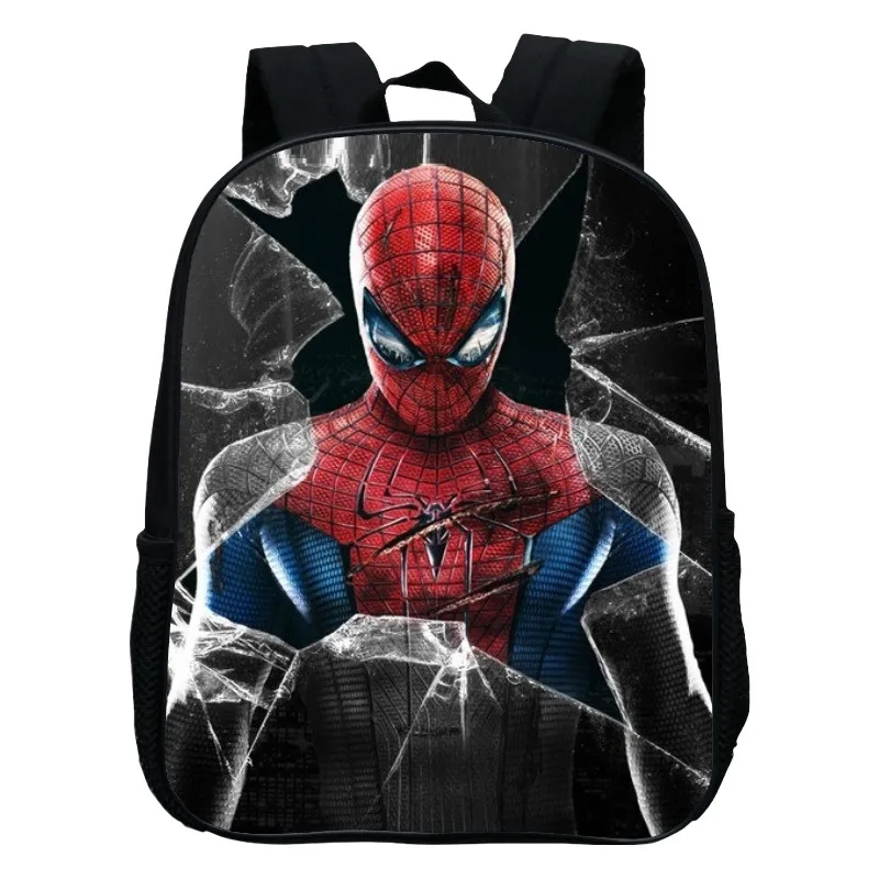 12 Inches Cartoon Baby Boys Small Backpacks Printing Hero Spiderman Kids School Bags for Children SchoolBag