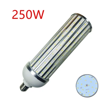 250W 200W 100W 80W 60W 50W 40W 30W 25W LED ampul alüminyum kabuk lamba 220V E26 E27 E39 E40 mısır ışık sokak lambası soğuk sıcak beyaz