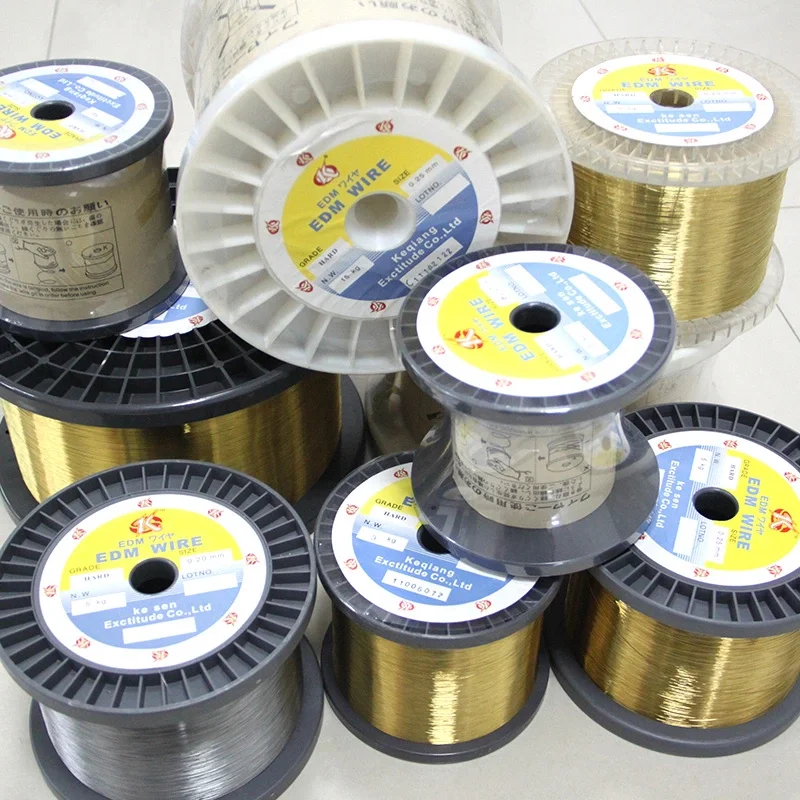0.20/0.25mm EDM Brass Wire for EDM Wire Cutting Machines The price of one kilogram