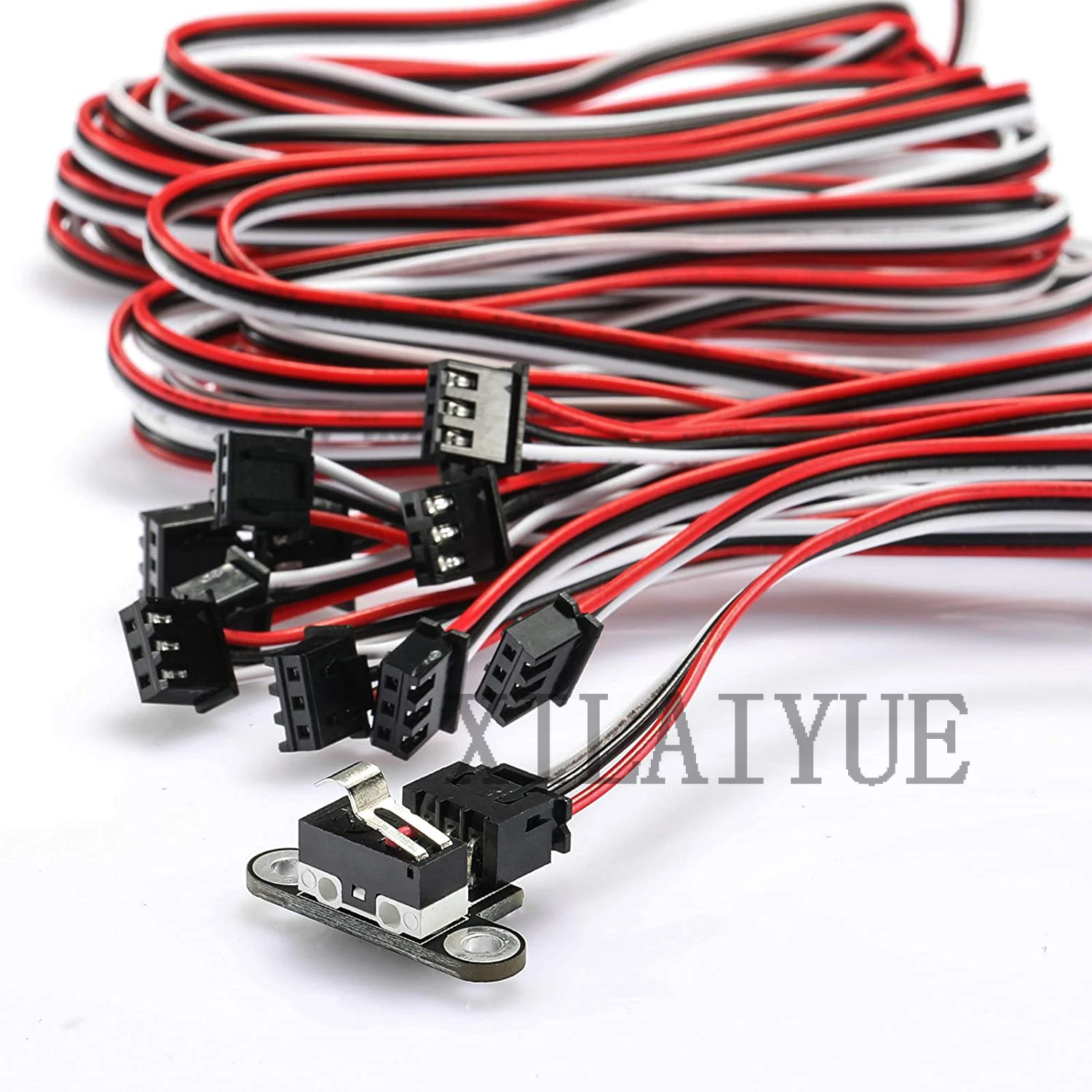 6Pcs Micro Eindschakelaars Met 1M 3 Pin Kabel Voor 3018-PROVer/3018-MX3/3018-PROVer Mach3