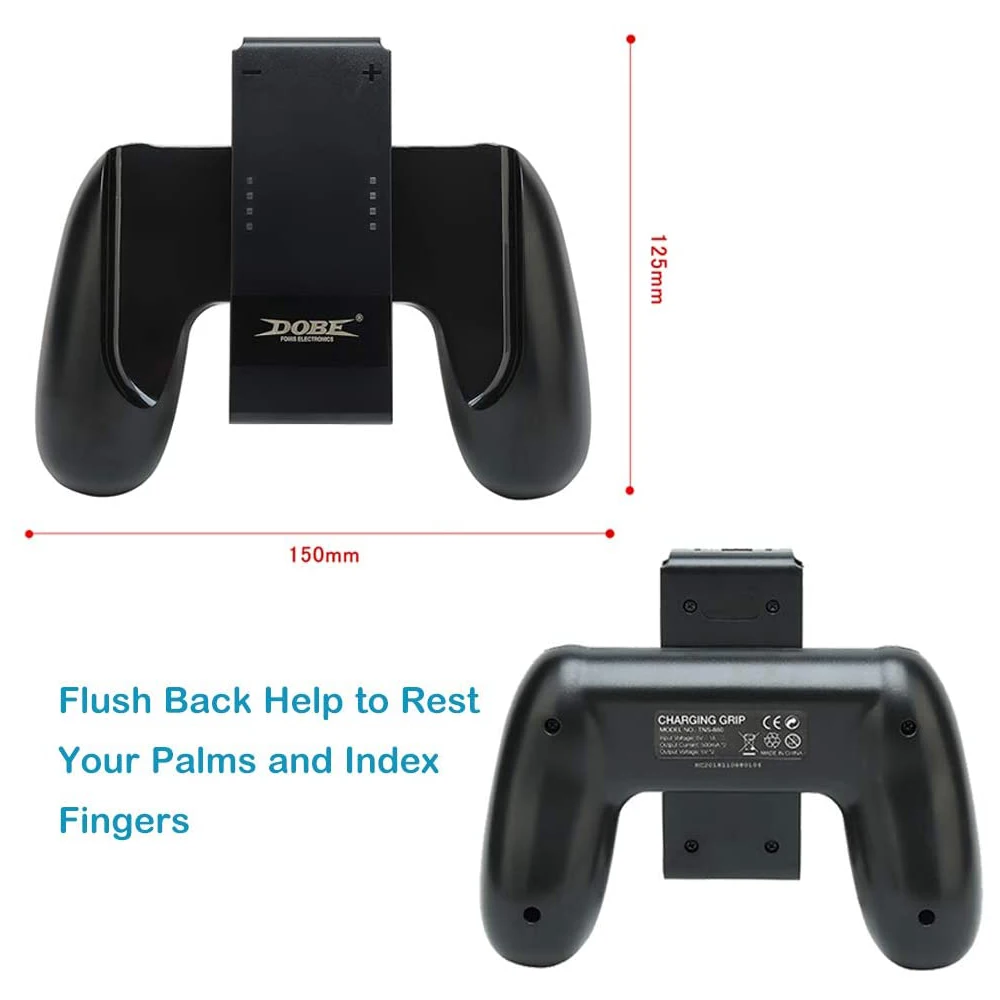 Brand New Grip Handle Charging Dock Station Charger Chargeable Stand for Nintendo Switch Joy-Con NS Handle controller Charger