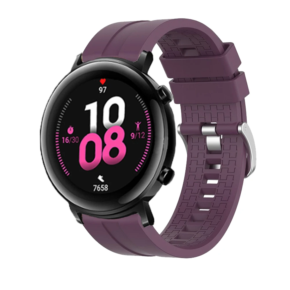 Correa de reloj de silicona de 20mm para HUAWEI WATCH GT 2, pulsera de 42mm para Huami Amazfit BIP youth lite