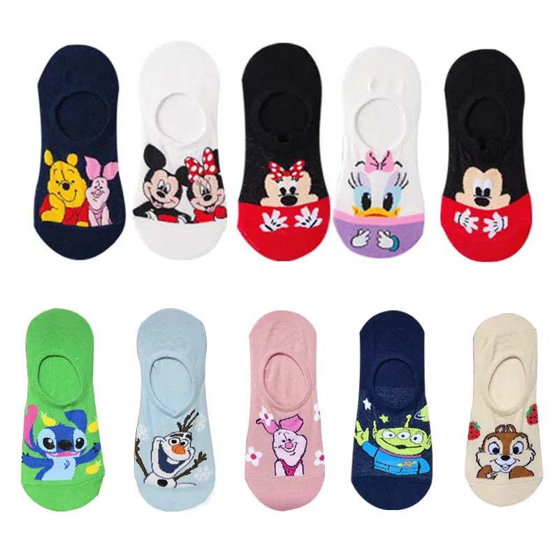 5Pairs/Lot Summer Cartoon Cat Fox rabbit Socks Cute Animal Women Socks Funny Ankle Socks Ladies Cotton invisible socks Dropship