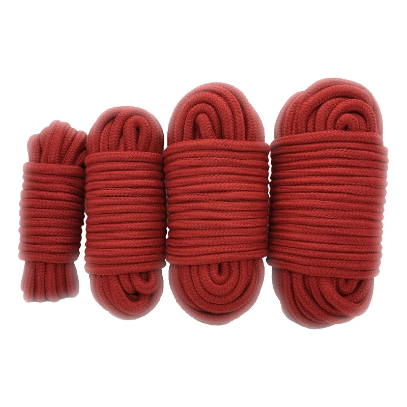 5m/10m/20m Fetish Sex Bondage Cotton Rope Erotic Shibari Accessories for Couple Adult Games Binding Role-Playing Erotic Products