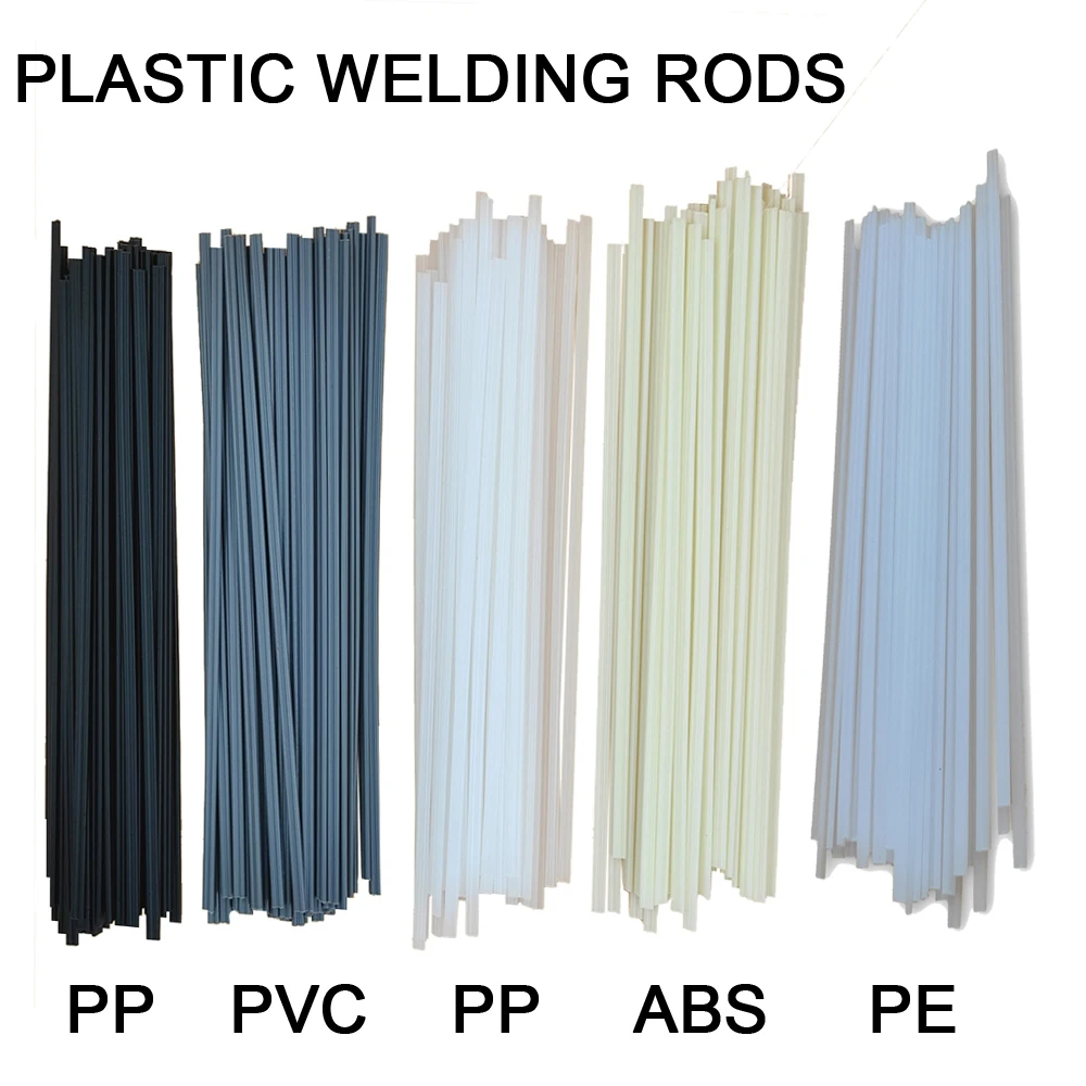 10/20/50PCS Plastic Welding Rods ABS/PP/PVC/PE Welding Sticks 5x2mm for Plastic Welder Gun Bumper Repair Welding Supplies