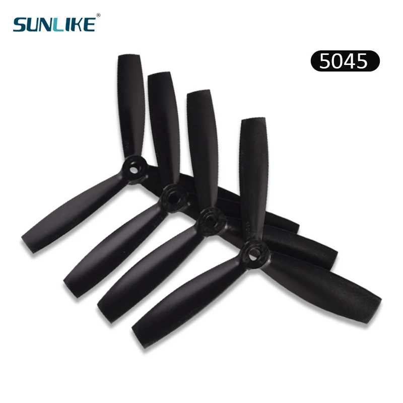 5 Pairs/10 Pieces 5045 Propeller Three-Blade Propeller Three-Blade Mini Quadcopter Propeller Promotion QAV250 RC Parts