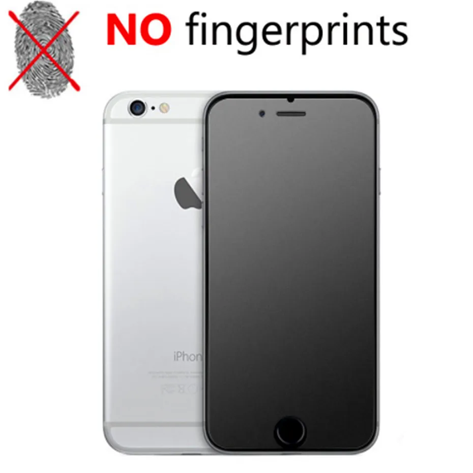 No fingerprint screen protector for iphone X XR XS Max SE 2020 matte tempered glass on iphone 11 12 Pro Max Mini 6 6s 7 8 plus