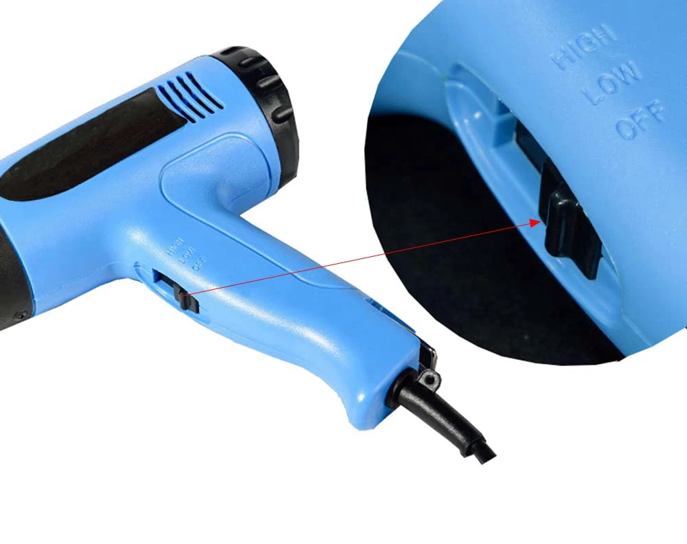 220V 2000W US EU Plug temperatura regolabile pistola termica elettrica industriale pistola termica multifunzione