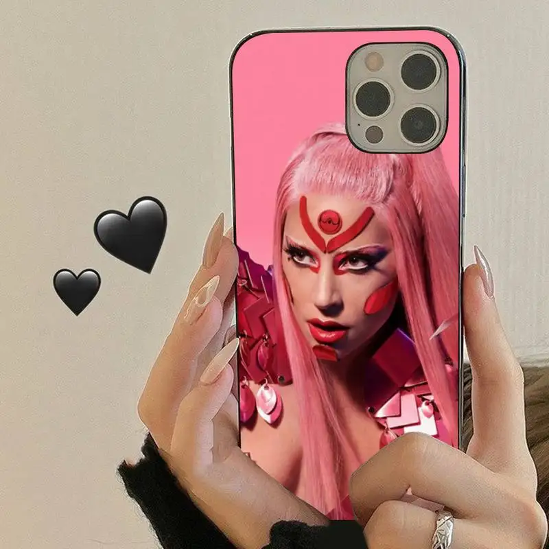 Lady Gaga famous singer Phone Case for iPhone 11 12 13 mini pro XS MAX 8 7 6 6S Plus X 5S SE 2020 XR cover