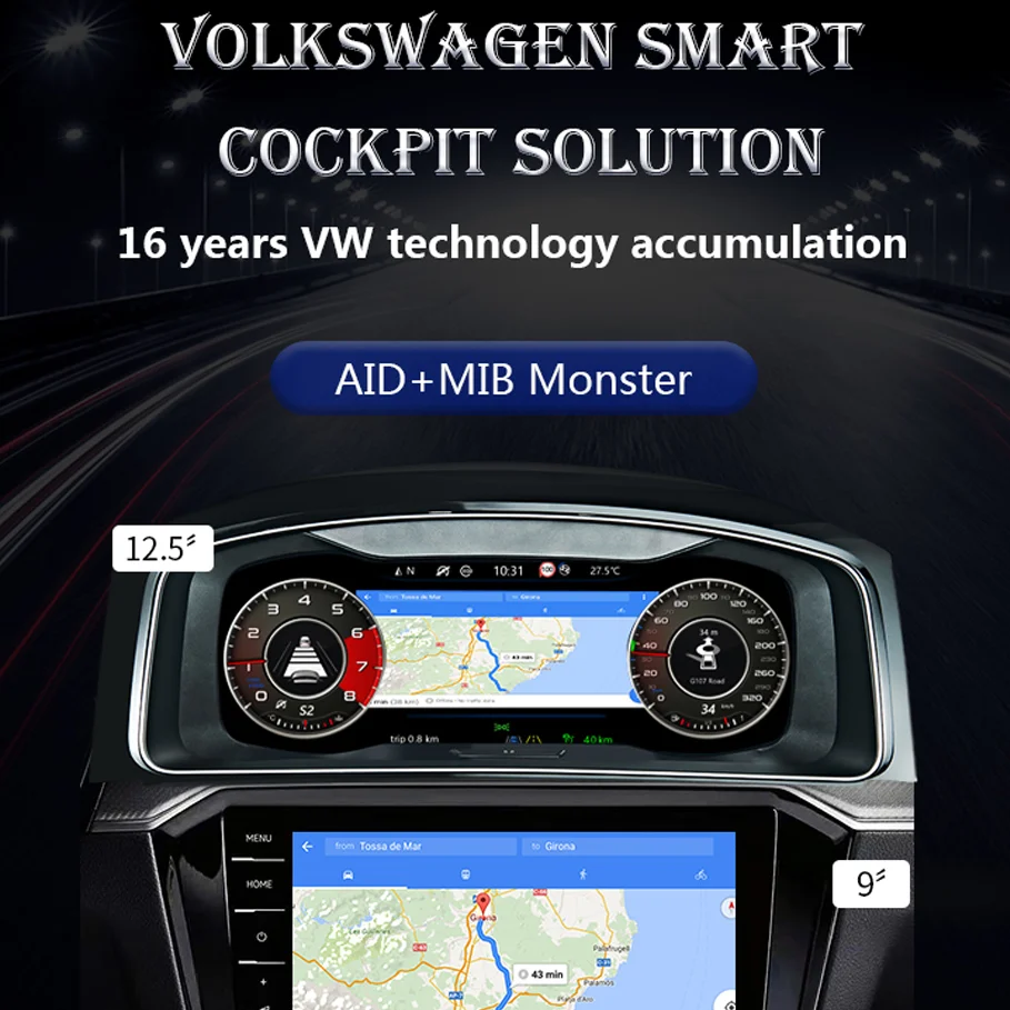 Android Car Radio For Volkswagen Passat B8 CC Variant Golf 7 GTI R-Line Sportsvan LCD dashboard Stereo Multimedia Player GPS