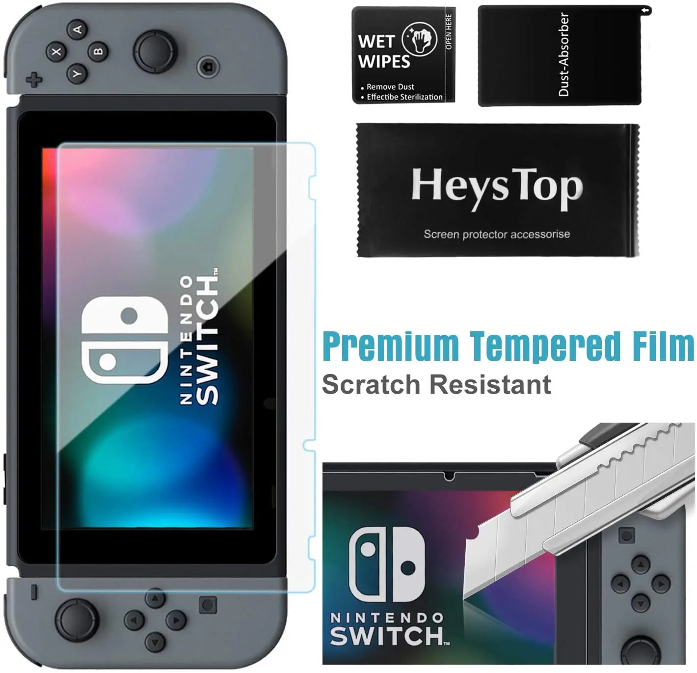 Mooroer Bag compatibile con Nintendo Switch custodia per il trasporto custodia per interruttore custodia 6 impugnature Joycon e PlayStand per Nintendo Switch