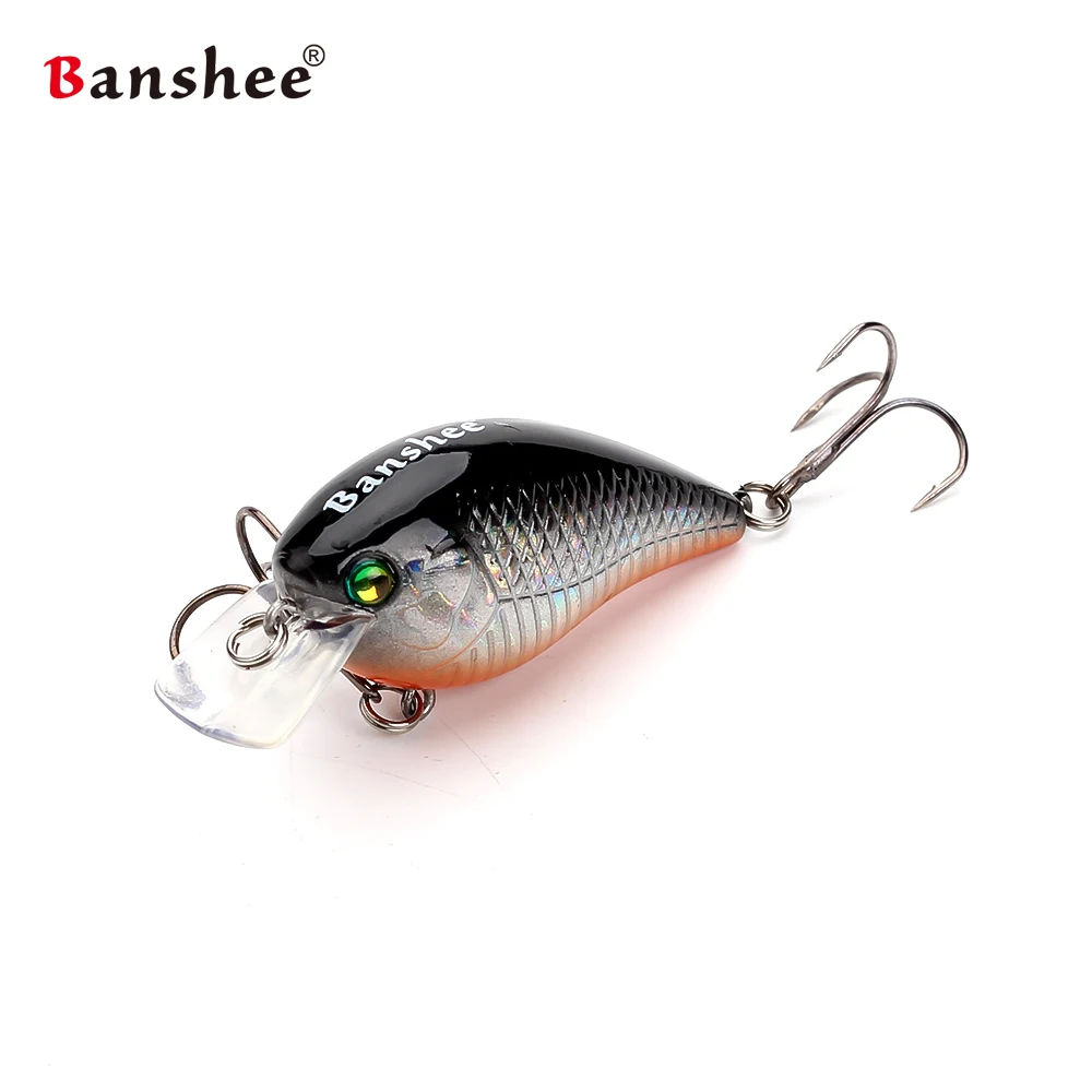 

Banshee 1PCS VC03 Fishing Lure Medium Diving Crankbait Wobbler Floating isca artificial Hard Bait Crankbait peche leurre pesca