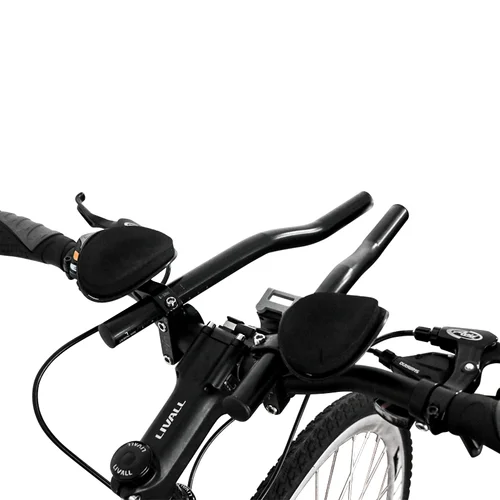 Imagen 2 del producto Clip de manillar TT para descanso de bicicleta, barra de mango de extensión para bicicleta de montaña y carretera, para triatlón, prueba de tiempo, piezas de conducción de larga distancia