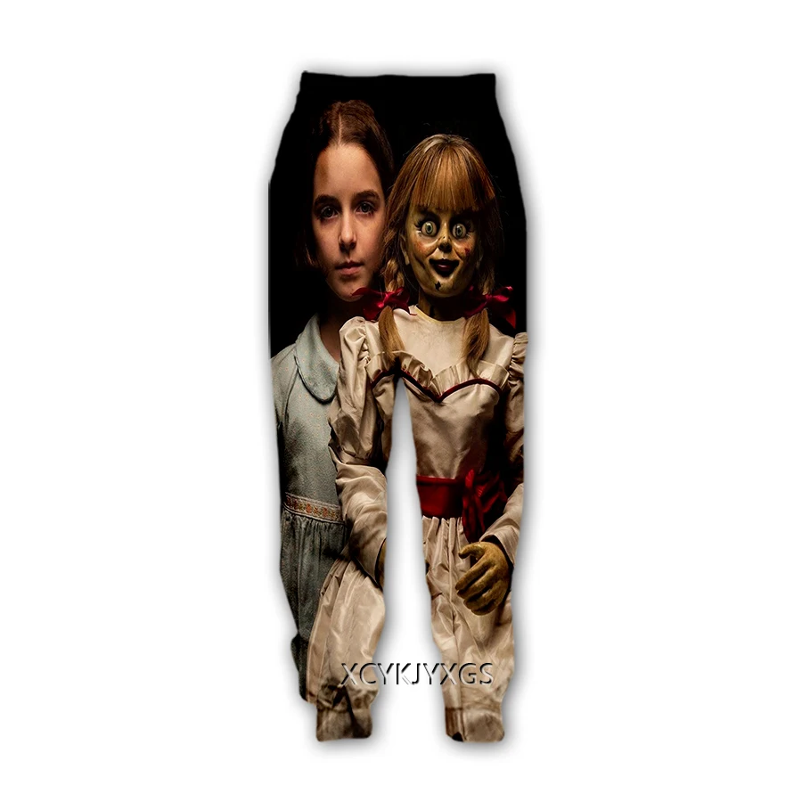 xinchenyuan New Creative Horror Annabelle 3D Print Casual Pants Sweatpants Straight Pants Sweatpants Jogging Pants Trousers K01