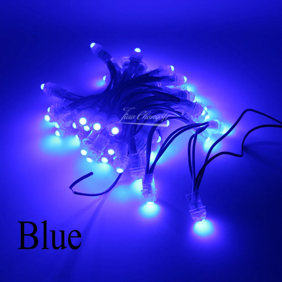 9mm LED Modules String Light DC12V 5V white red blue green yellow Outdoor Waterproof Advertisement LED Pixel Lights 50PCS /1set