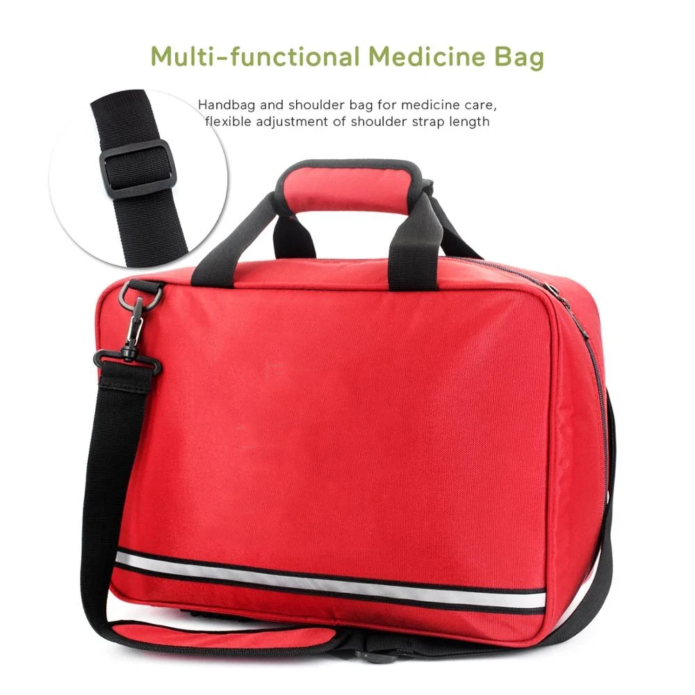 High Quality Handy Empty First Aid Bag Emergency Kit Nurse/Physician Medical Equipment Instrument Bag For Family Hospital