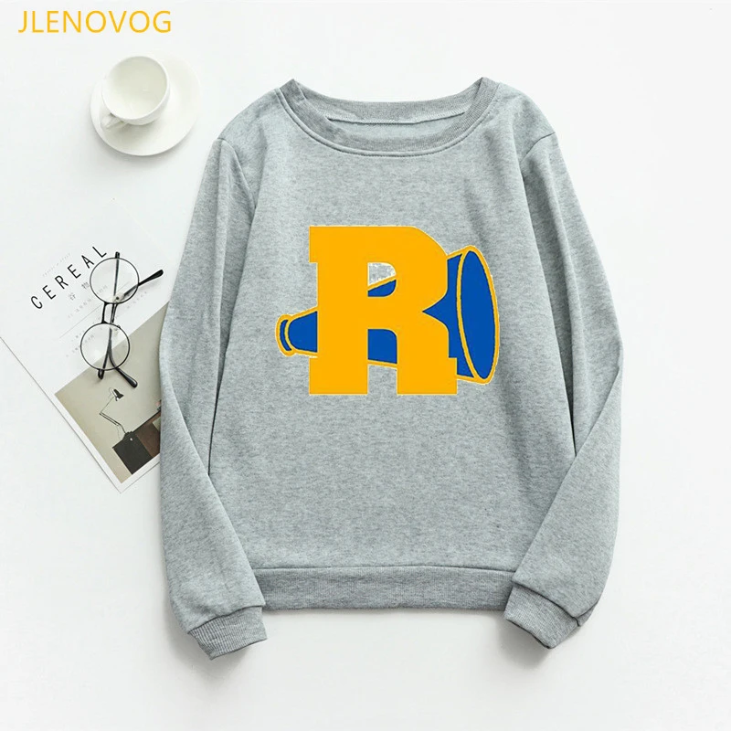 Gray Hoodies Women River Vixens Riverdale Jumper Women Kawaii Southside Serpent Sweatshirt Femme Kawaii Sudadera Mujer