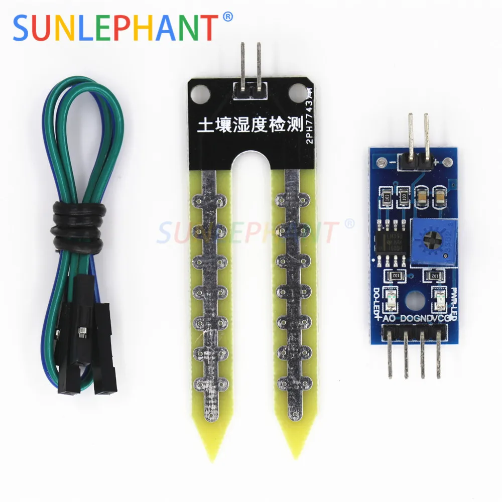Electronics Soil Moisture Hygrometer Detection Humidity Sensor Module For Development Board DIY Robot Smart Car