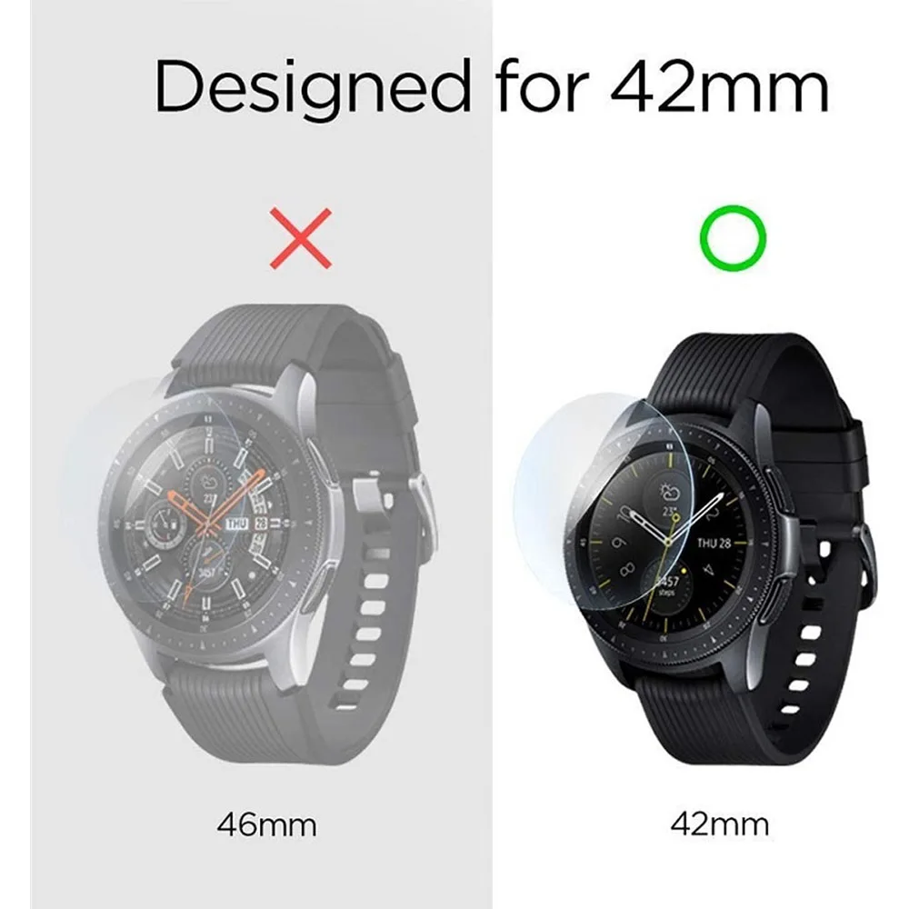 3Pcs 6Pcs ภาพยนตร์สำหรับ Samsung Galaxy นาฬิกา42Mm หรือ HD ป้องกันฟิล์มป้องกันการระเบิดป้องกันฝาครอบ