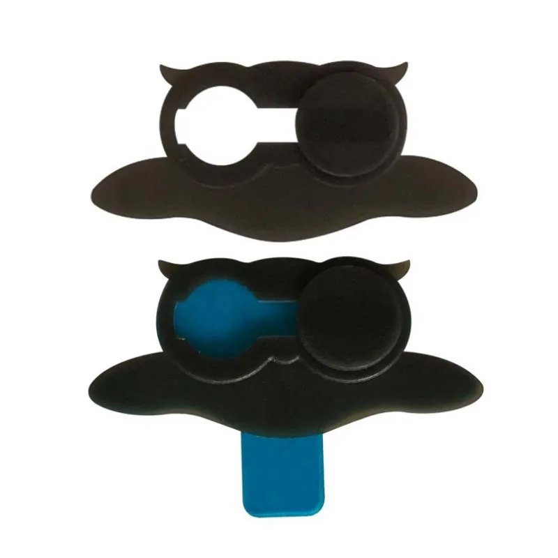 Coruja webcam capa ultra fina obturador slider lente da câmera capa para web iphone macbook ipad laptops privacidade vara