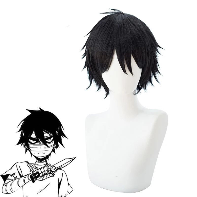 Anime Angels of Death Isaac Foster Cosplay Shoes Short knife Sickle Accessories Props Wigs Halloween Costumes Carnival Isaac cos