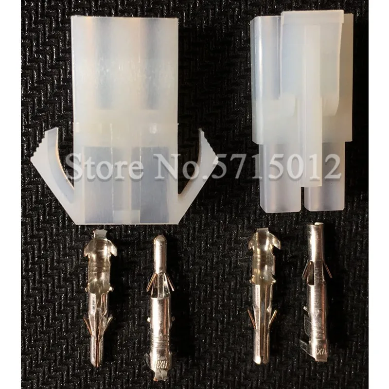 5set 2 Hole 2 Way Pin Female And Male Big Tamiya Connector Set Kits Large Tamiya Set L6.2 6.2MM Socket Plug