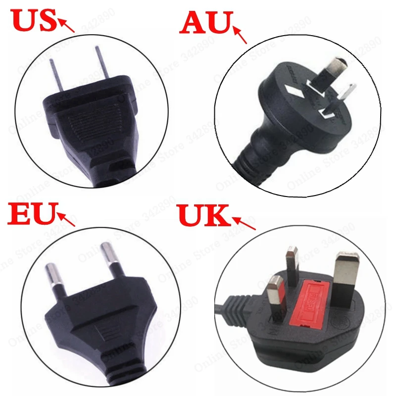 YYHQQBAD 36V 2A Memimpin Asam Baterai Charger Skuter Listrik Ebike Kursi Roda Charger Lead-Acid Battery Charger RCA Plug