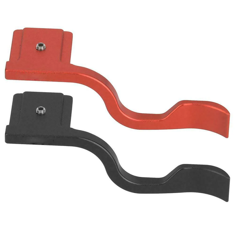 Thumbs Up Grip สำหรับ Fuji X-T100 X-T200 XT100 XT200กล้อง Fujifilm สีดำอลูมิเนียมสีแดงรองเท้าร้อน Grip