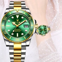 LIGE Luxury Top Brand Women Automatic Watch Woman Mechanical Watches Steel Bracelet Ladies Watch Waterproof Date Clock Girl Gift