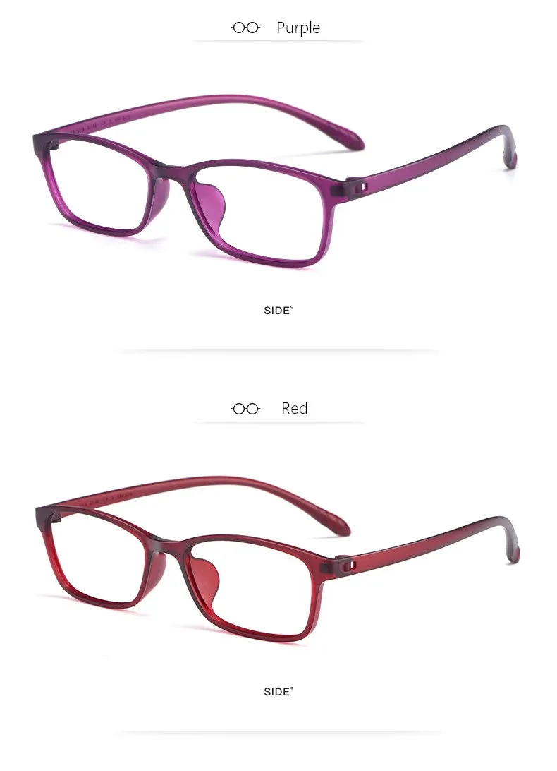 YIMARUILI Ultraleichtes und bequemes Brillengestell für Herren und Damen, TR90, schraubenloses Design, optisches Brillengestell X1 – Detail 11